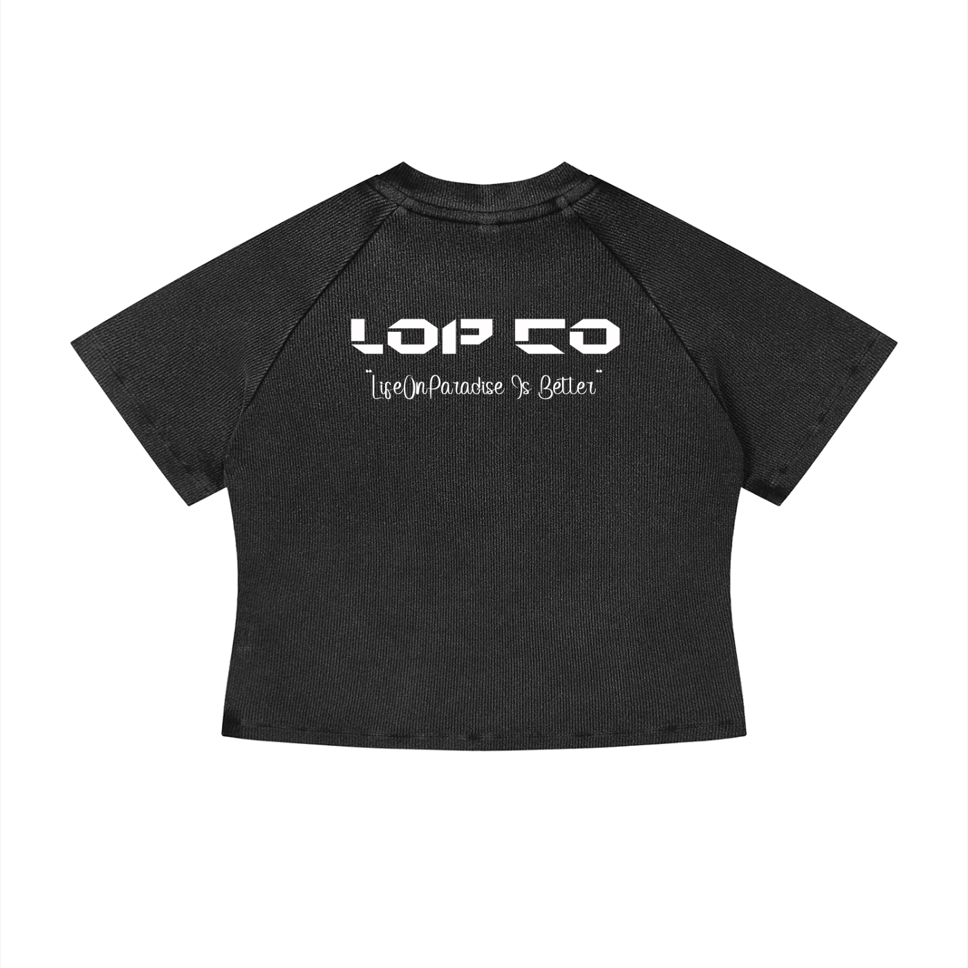 LOP Women's Mineral Wash CropShirt