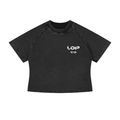 LOP Women's Mineral Wash CropShirt