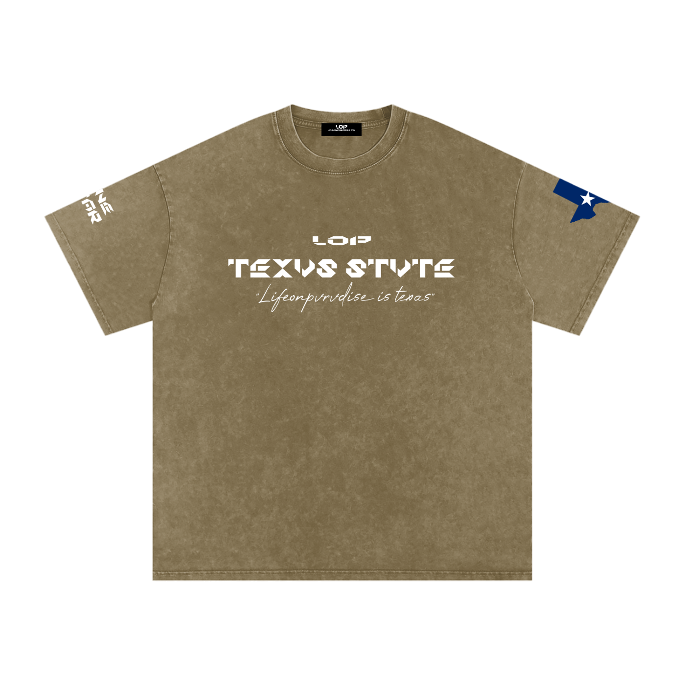 LOP Washed Oversized Cotton Shirt