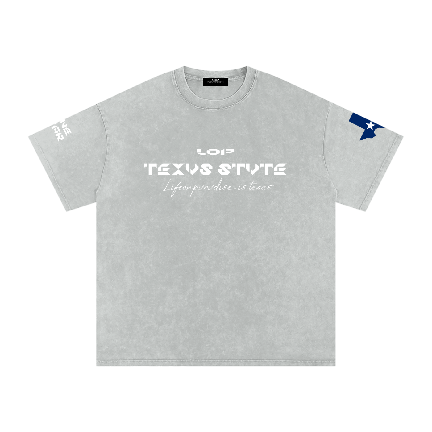 LOP Washed Oversized Cotton Shirt