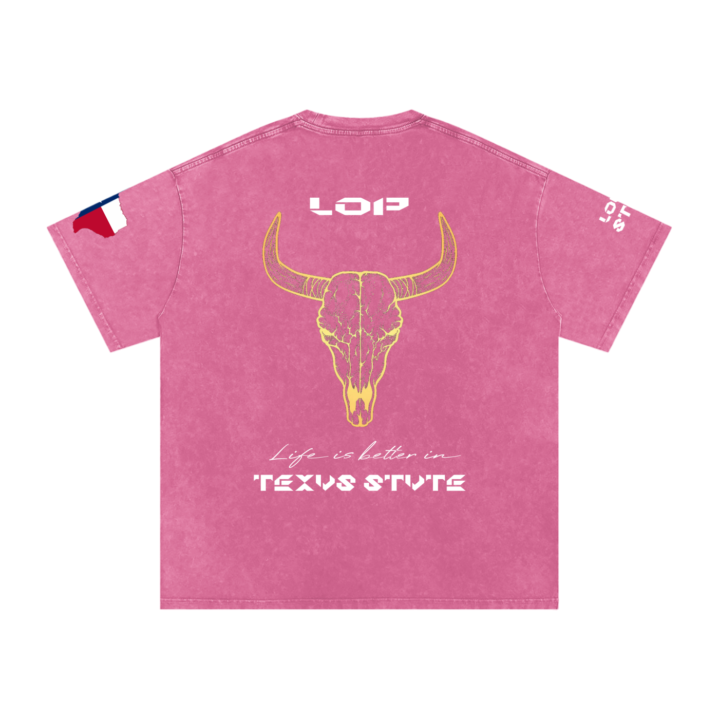 LOP Washed Oversized Cotton Shirt