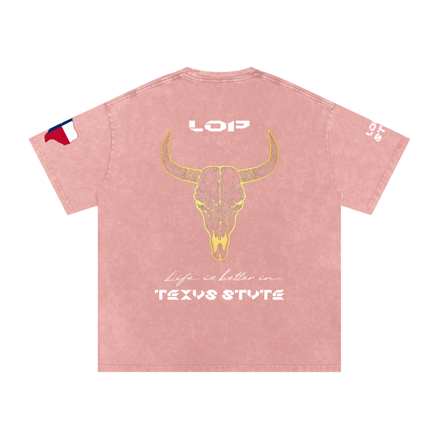 LOP Washed Oversized Cotton Shirt
