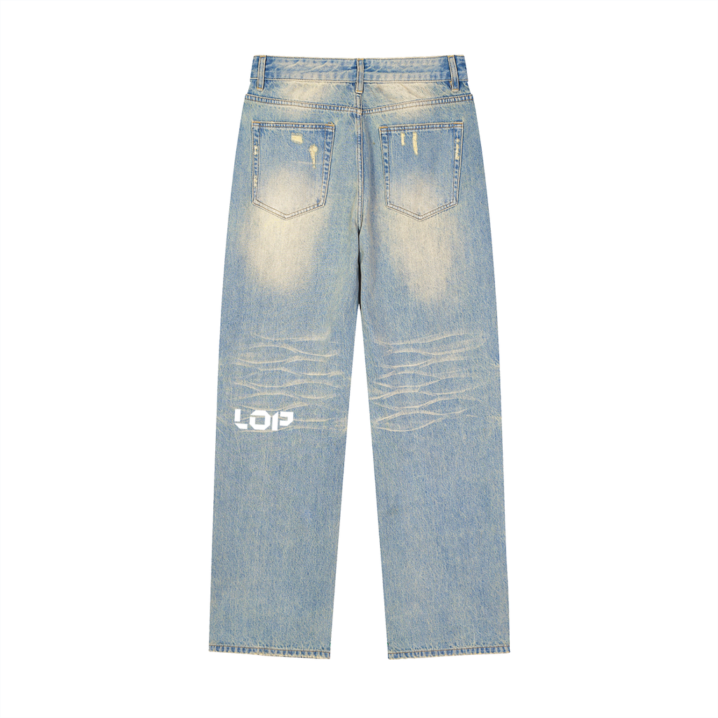 LOP SunFade Hem Denim Jeans