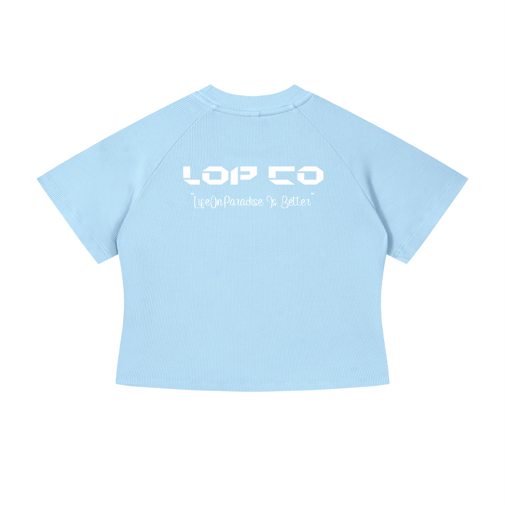 LOP Women's Mineral Wash CropShirt
