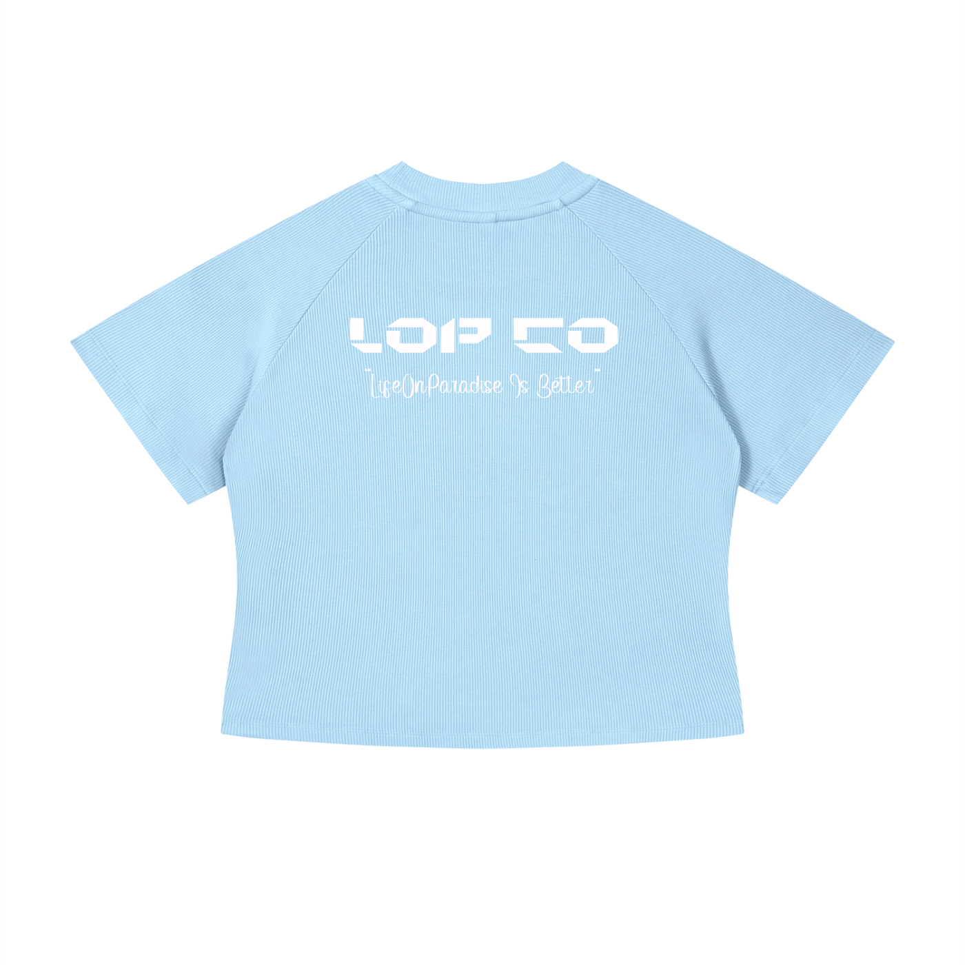LOP Women's Mineral Wash CropShirt