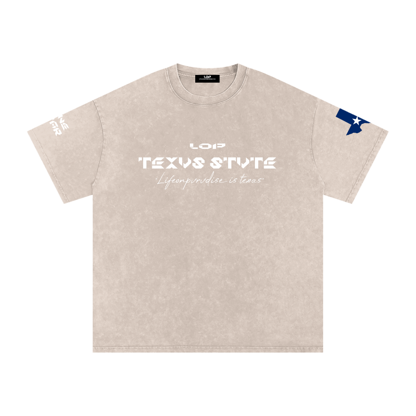 LOP Washed Oversized Cotton Shirt