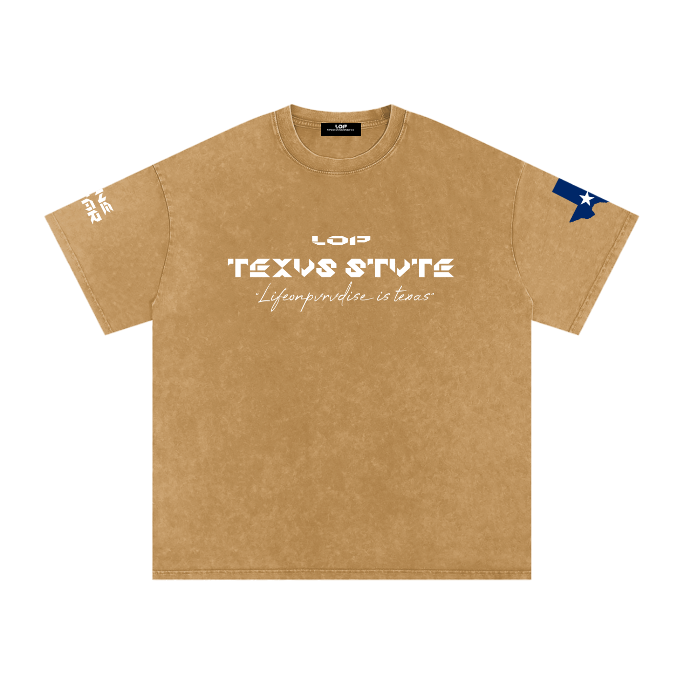 LOP Washed Oversized Cotton Shirt