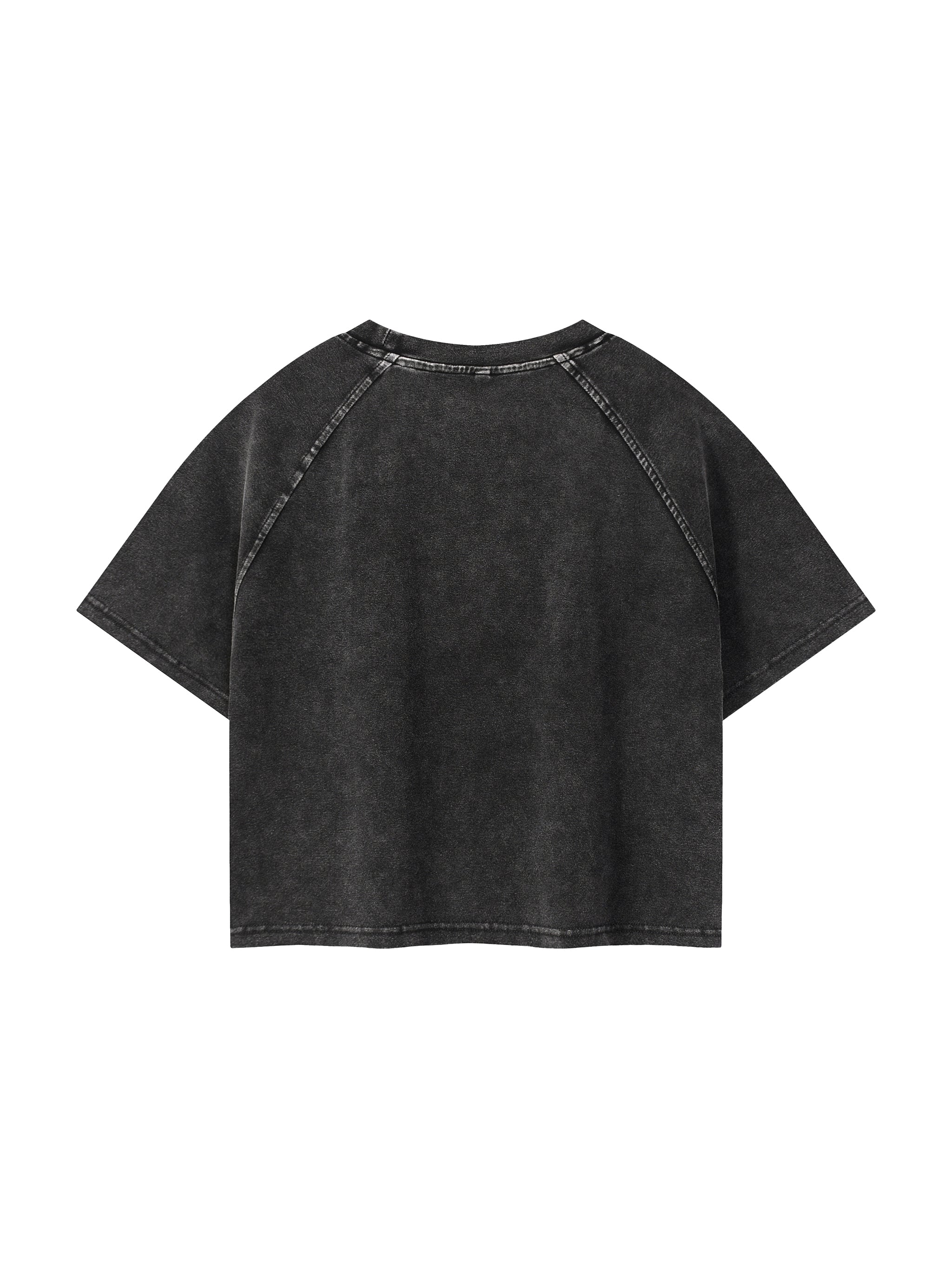 LOP Women's Mineral Wash Crop Shirt