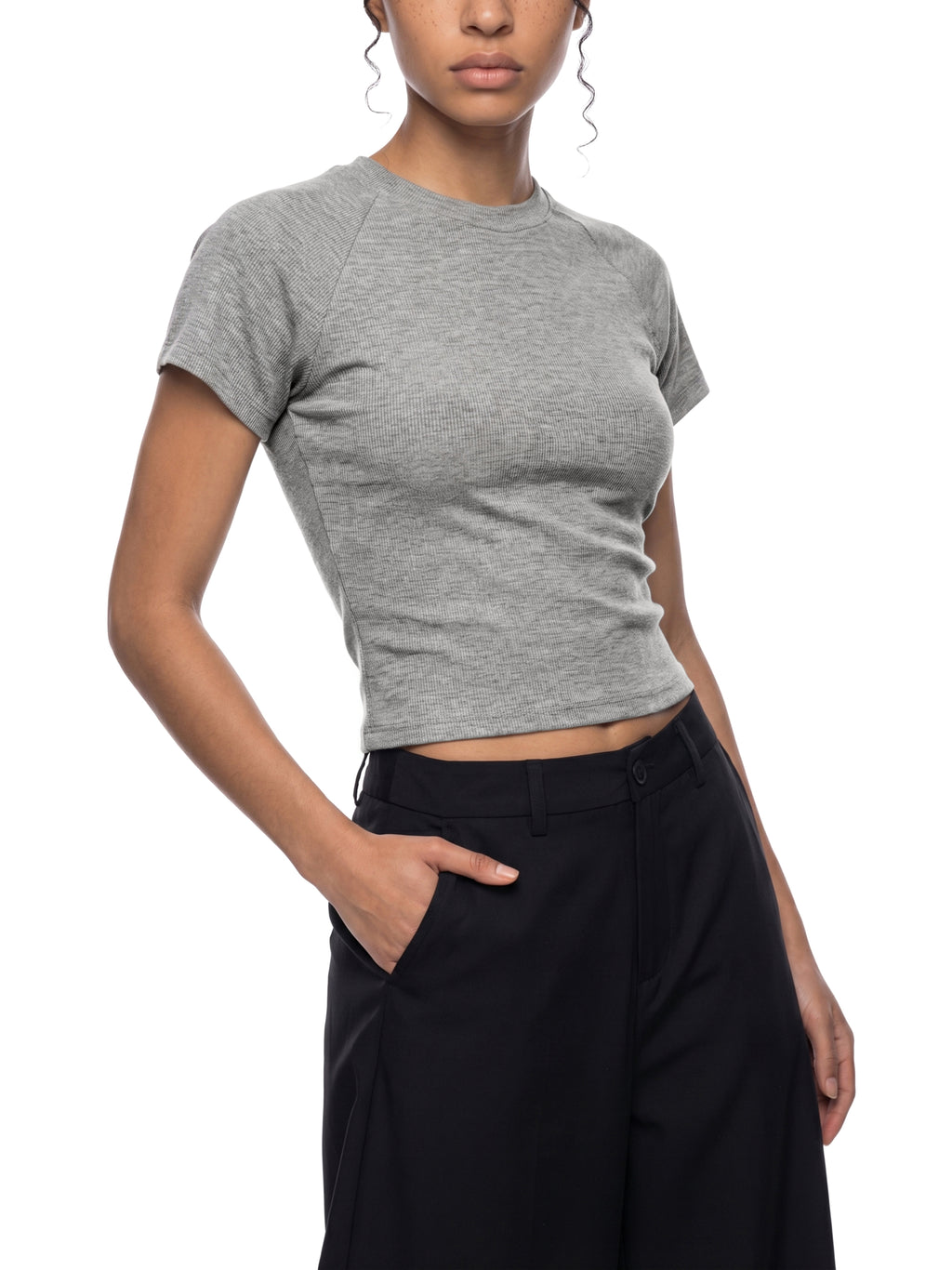 LOP Women's Mineral Wash CropShirt